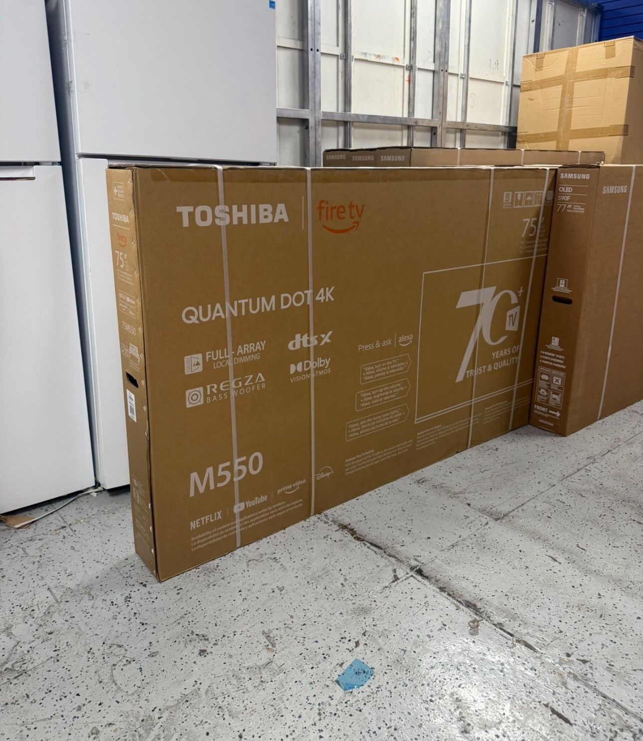 75” Toshiba QLED M550 4K UHD Smart Tv
