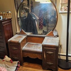Beautiful, Antique, Waterfall Vanity Circa 1930s