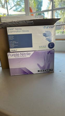 Large Nitrile Gloves 3 Boxes For 20$