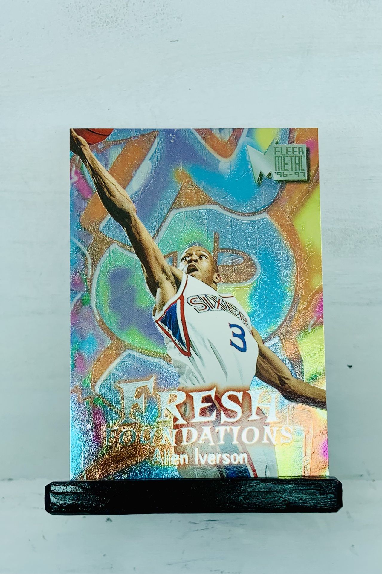 1996-97 Fleer Metal Allen Iverson Fresh Foundations No. 236 ❔❓THE ANSWER