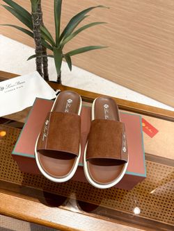 Loro Piana Men’s Slides With Box 2026 New
