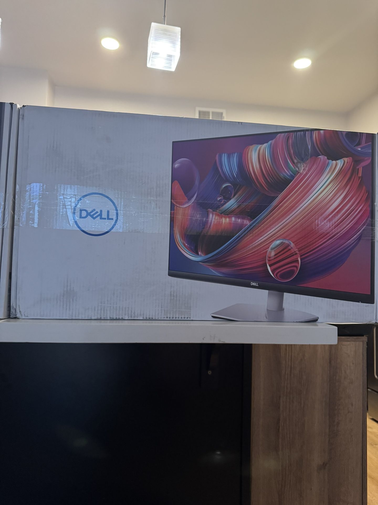2x 27inch Dell monitors