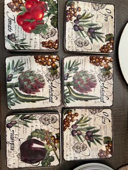 Set of SMALL (side salad/appetizer size) plates
