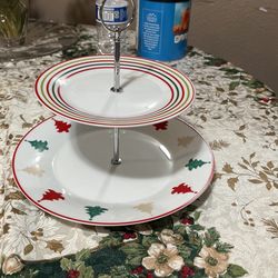Plato Navideño Para Postres 