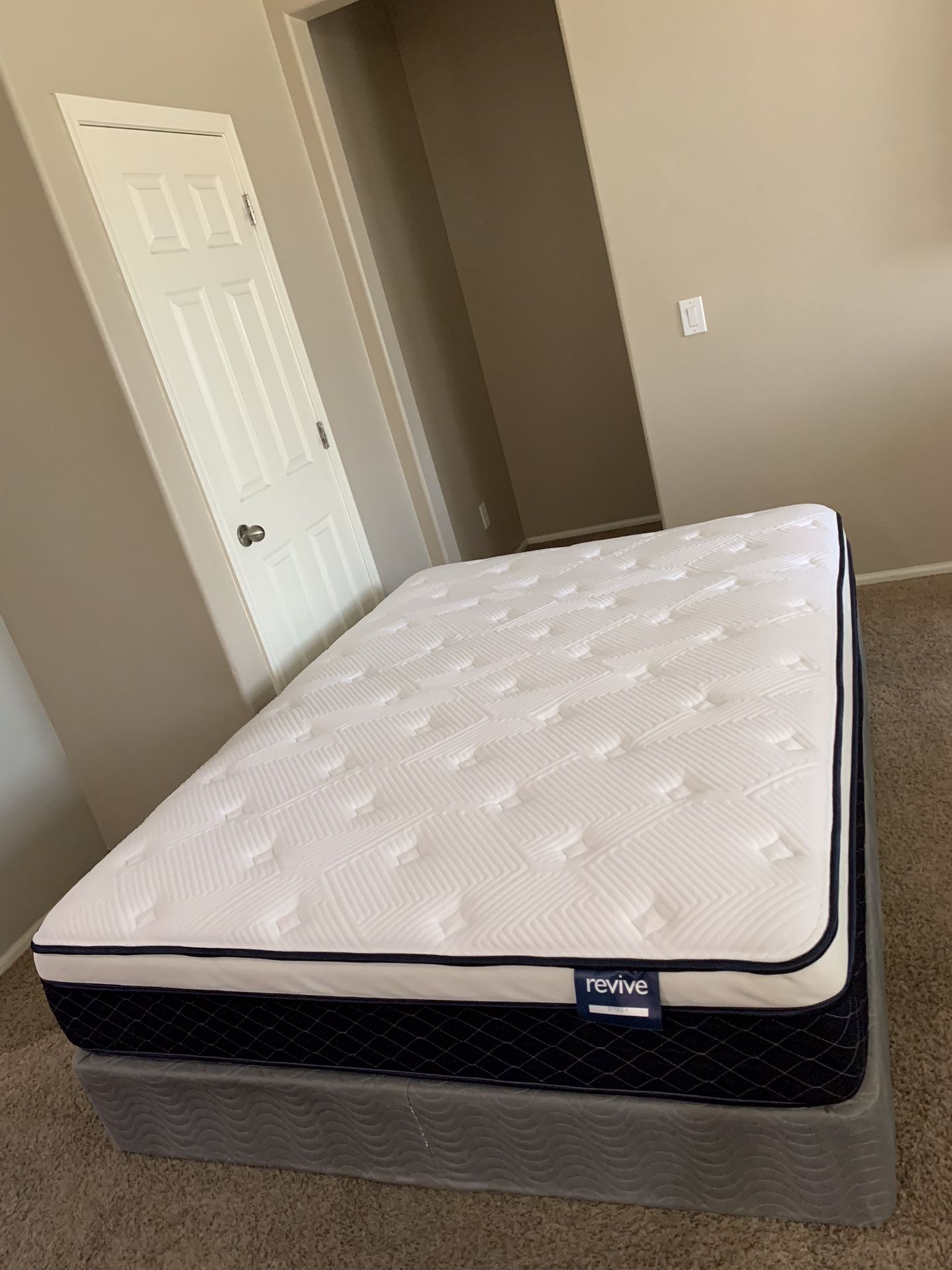 QUEEN REVIVE MATTRESS AND FREE BOX SPRING