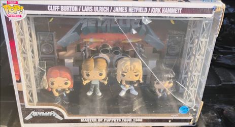 Funko Pop! Moment Deluxe: Metallica Master of Puppets Tour (1986) Vinyl Figures (2022 Limited Edition Walmart Exclusive)