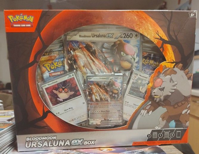 Pokemon Bloodmoon Ursaluna ex Box