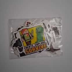 Minecraft 32 Piece Stickers 