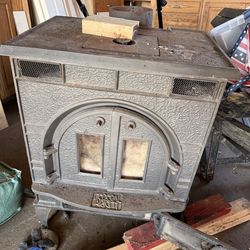 Cast iron wood stove