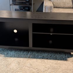 Sturdy Black TV Stand