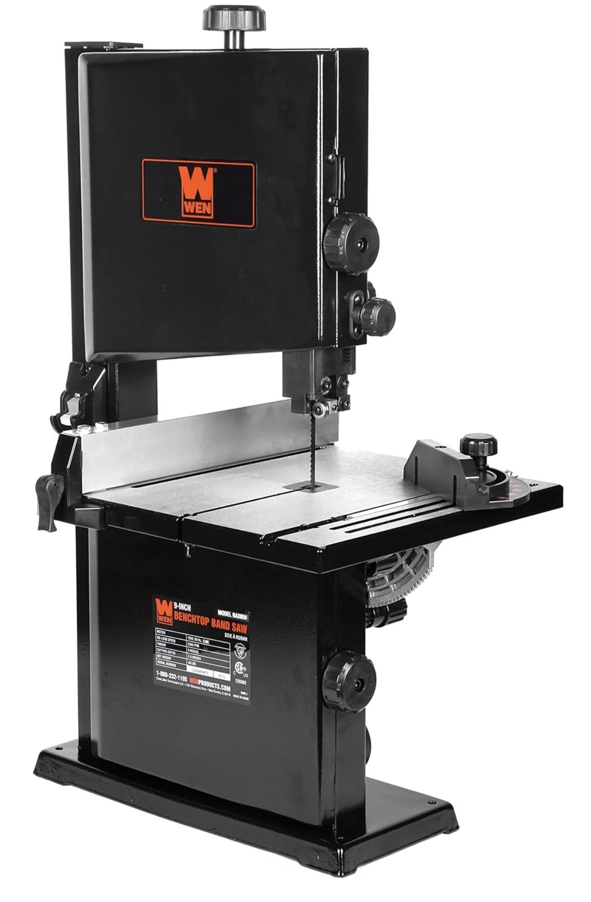 Band Saw, WEN, 9-Inch 2.8-Amp Benchtop (3959)