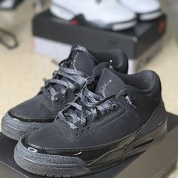 Jordan Black Cat 3 Size 9.5 