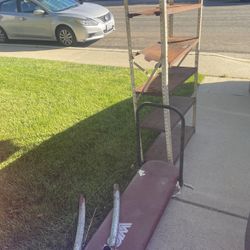 Free Weight Bench/rusty Metal/misc