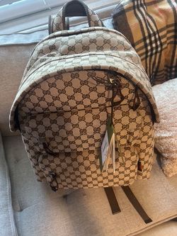Gucci Men’s Cargo GG Backpack, NWT
