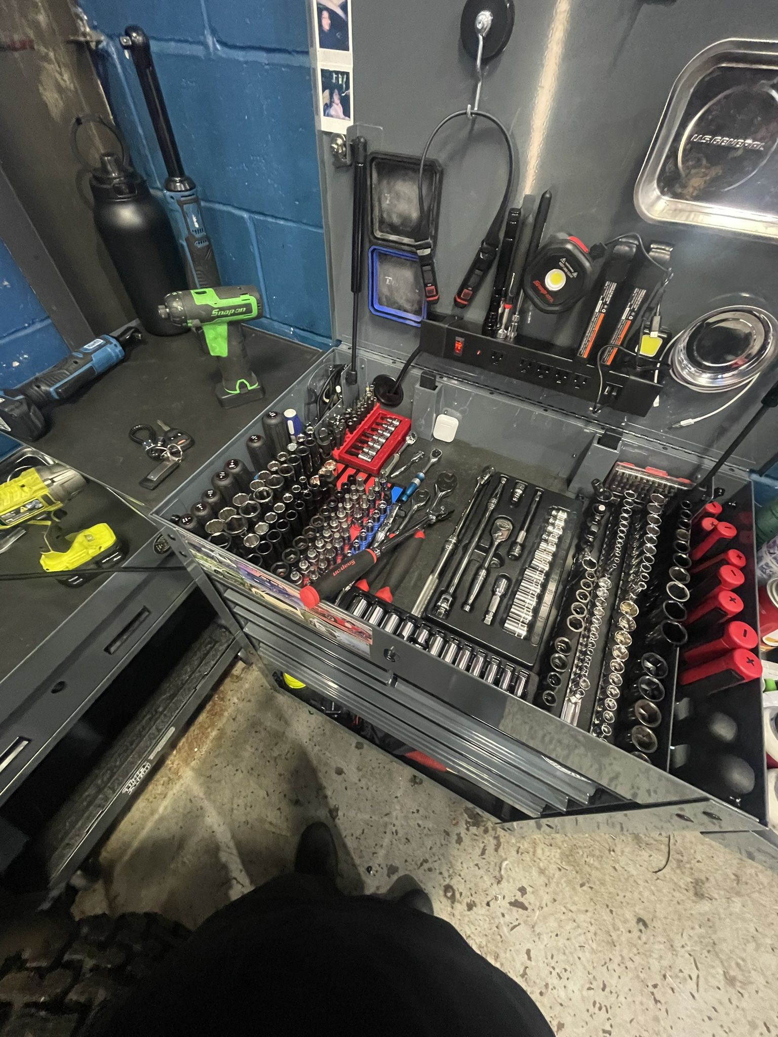 U.S. General Tool Cart 5 Drawer 