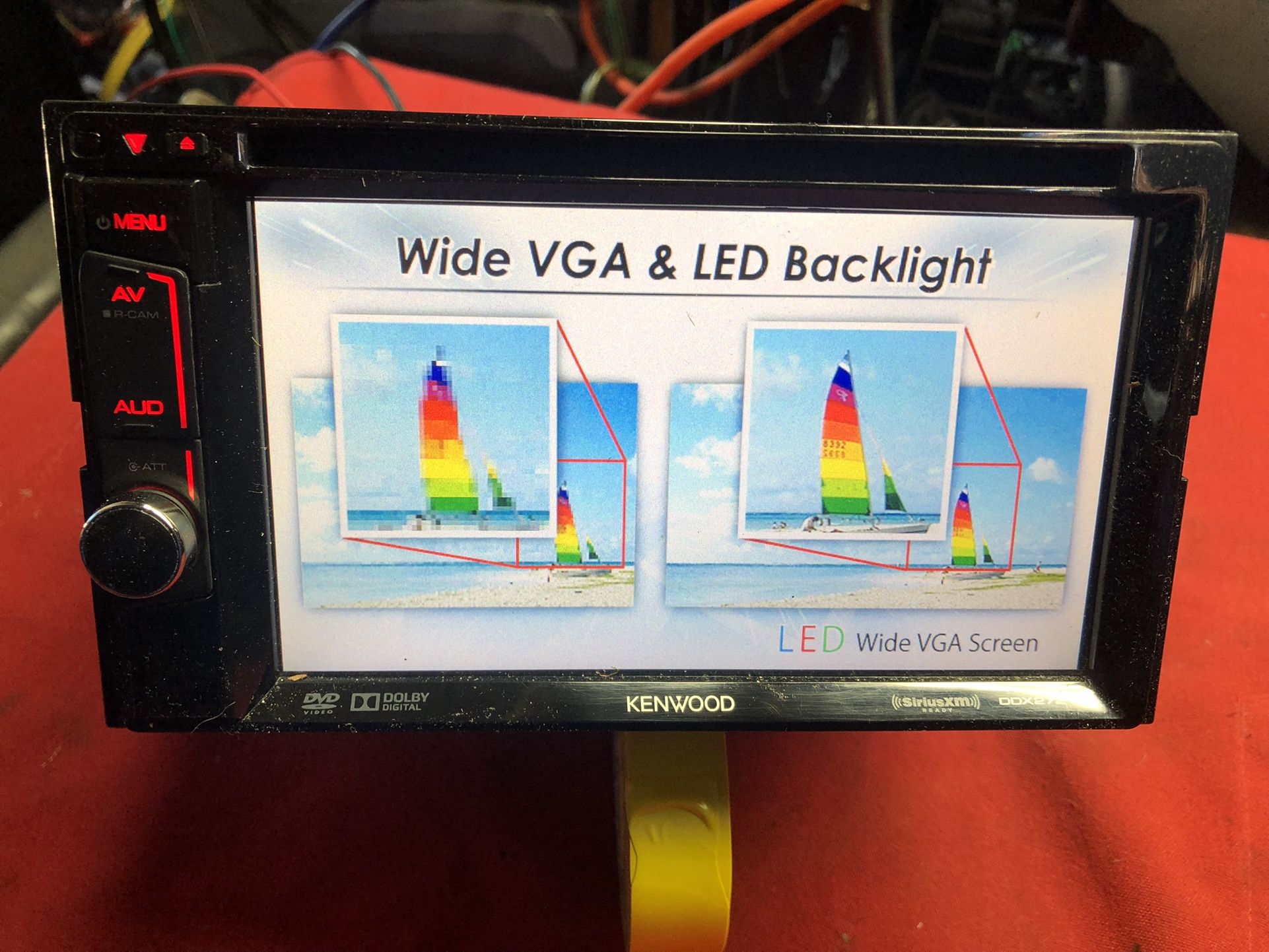 Kenwood Bluetooth DVD Usb Aux Double Din Car Tv