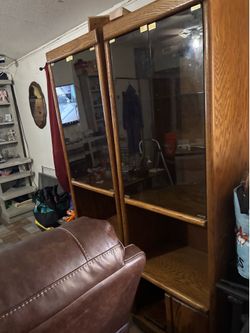 Free entertainment center shelves pick up only
