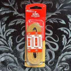 KIWI Golden Brown Leather Laces - 72"
