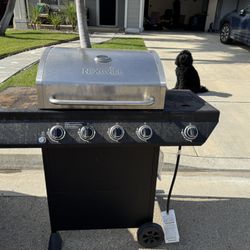 Free 4 Burner Grill with Side Burner