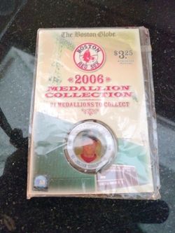 2006 collection Red Sox medallions