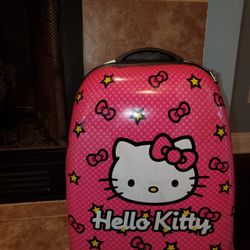 Hello Kitty Girls Travel Suitcase