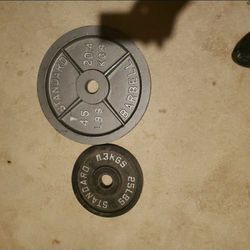 $125 Olympic Barbell Weight Plates 