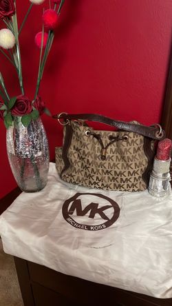 Michael Kors Signature Monogram Shoulder Bag