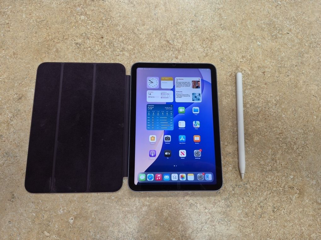 Apple Ipad Mini 6th Generation 64gb WiFi Cellular With Case And Pencil