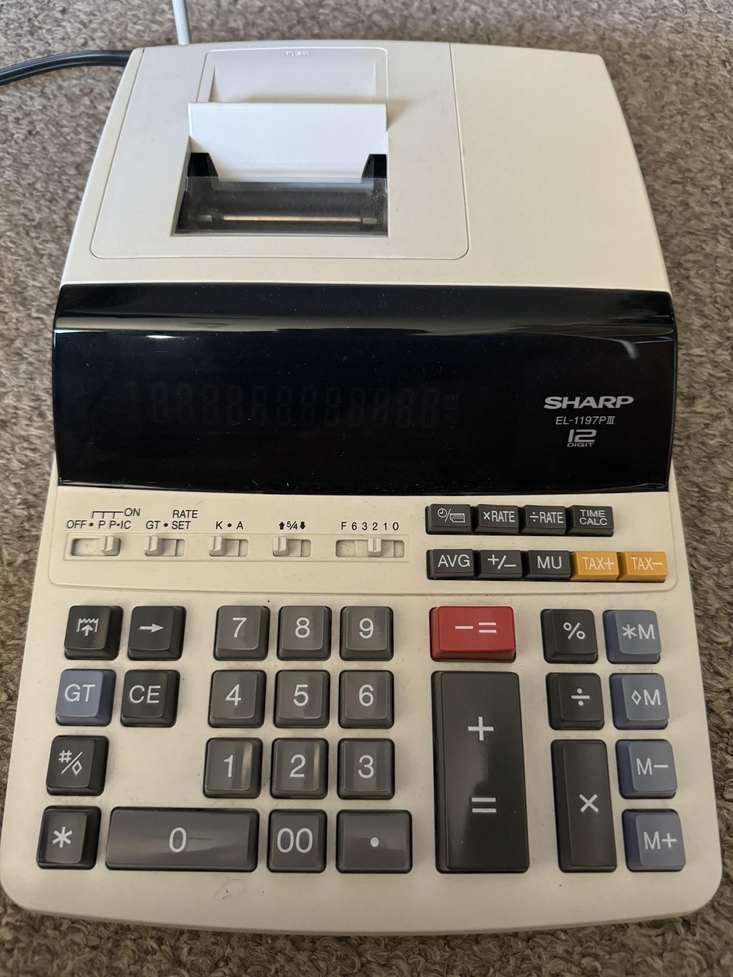 12 Digit Commercial Printing Calculator 