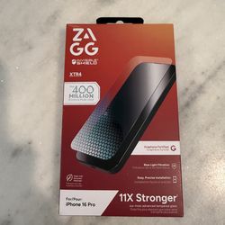 ZAGG screen protector for IPhone 16 Pro - BRAND NEW!!