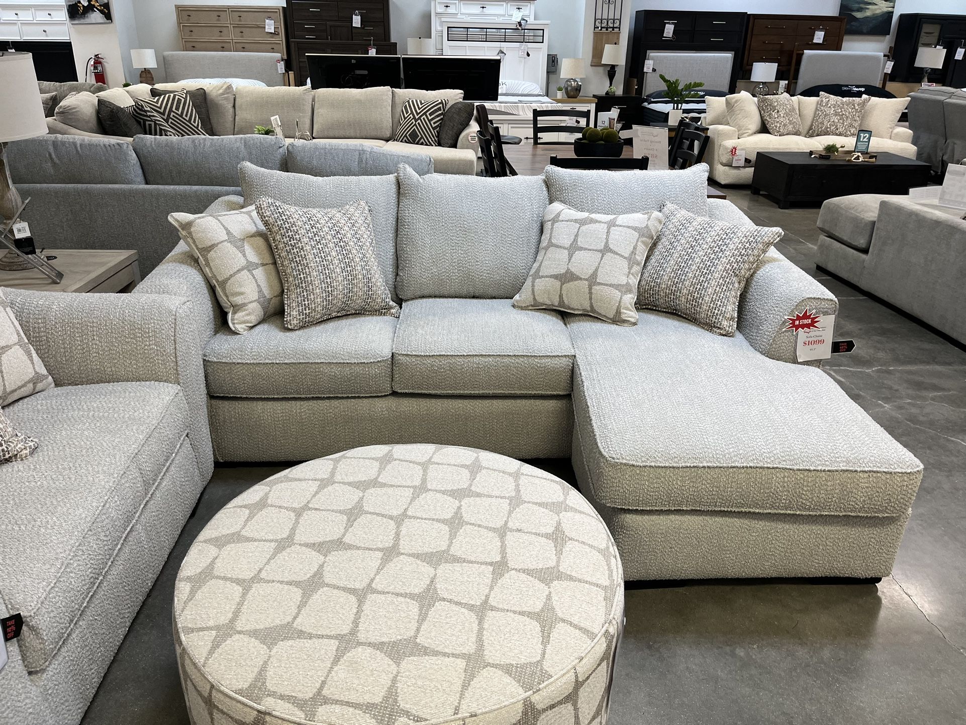 Brand New Sofa-chaise