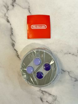 *NEW* Nintendo Gashapon Capsule SNES Buttons Keychain