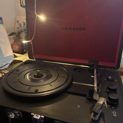 Crosley Cruiser Plus Bluetooth Vinyl Record Player - Black