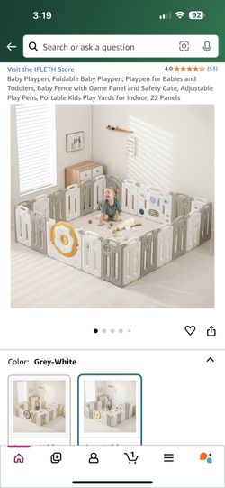Baby Playpen Fence