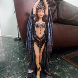 OBJECT D ELEGANCE COLLECTION DANCE OF THE 7 VEILS, ART DECO, 15"

