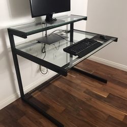 Glass Top Desk For Sale