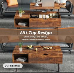Coffee table with storage