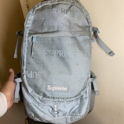 Supreme Backpack “ice blue”