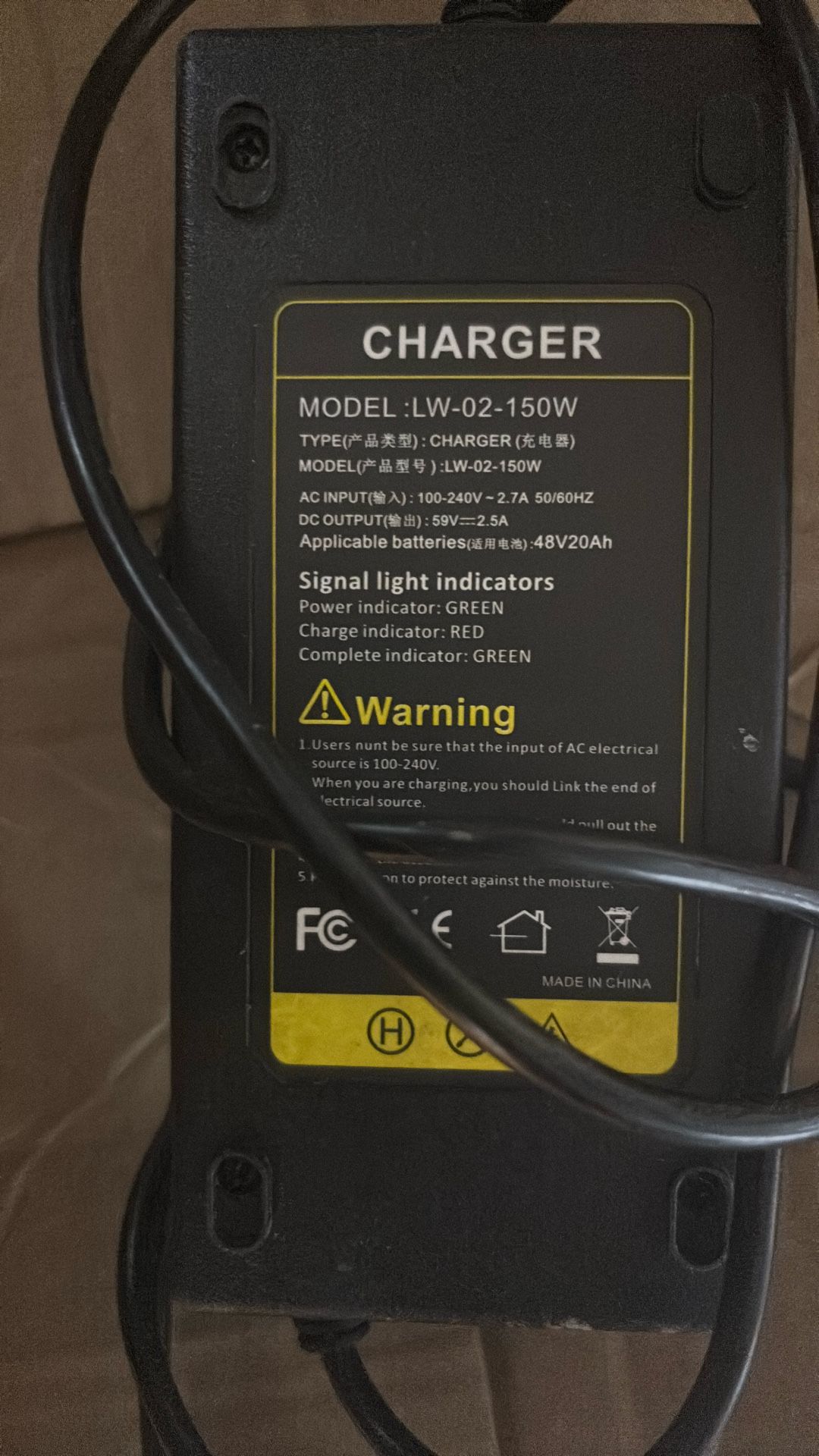 Scooter Charger
