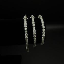 Premium VVS Diamond Moissanite Tennis Bracelet new 4mm