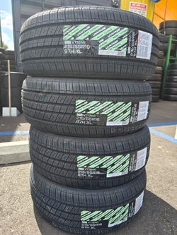 4 new tires Vantage Sport Touring 215/55R16 97H XL Tires β Set of installed for $320 plus tax 65k miles warranty