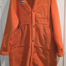 SurfFur Parka Jacket Size M Orange 