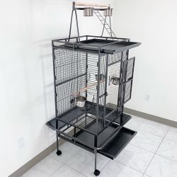 New $155 Large 68” Parrot Bird Cage for Parakeets Cockatiel Chinchilla Conure Cockatoo Lovebird Parakeet