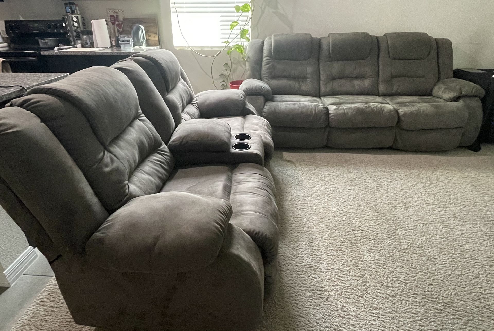Sofa+LoveSeat Manual Recliner