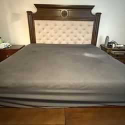 Wooden King Bed 