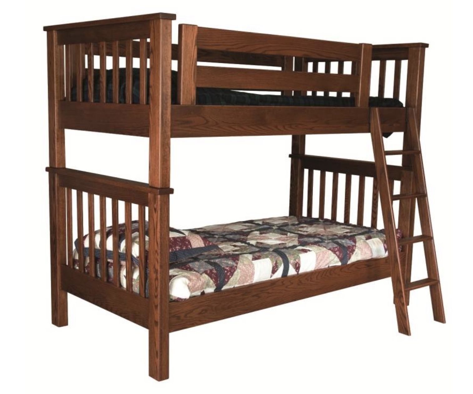 Bunk beds, great quality, study timber with rolling trundle