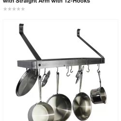 Wall Mount Pot Rack