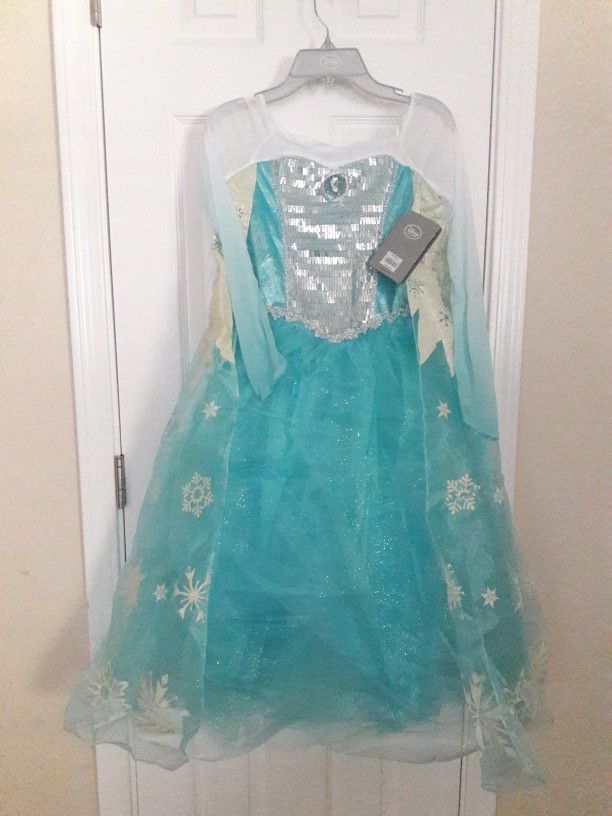 NEW Elsa Costume (Size 9/10) From Disney Store