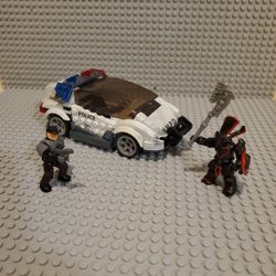 Halo Mega Bloks NMPD Police Cruiser Standoff 97452.