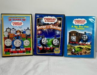 Thomas & Friends DVD Lot 3 Pack 10 Years Collectors Songs Station Kids Classic  Show